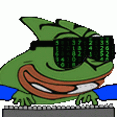 PEPEGA Hacker GIF